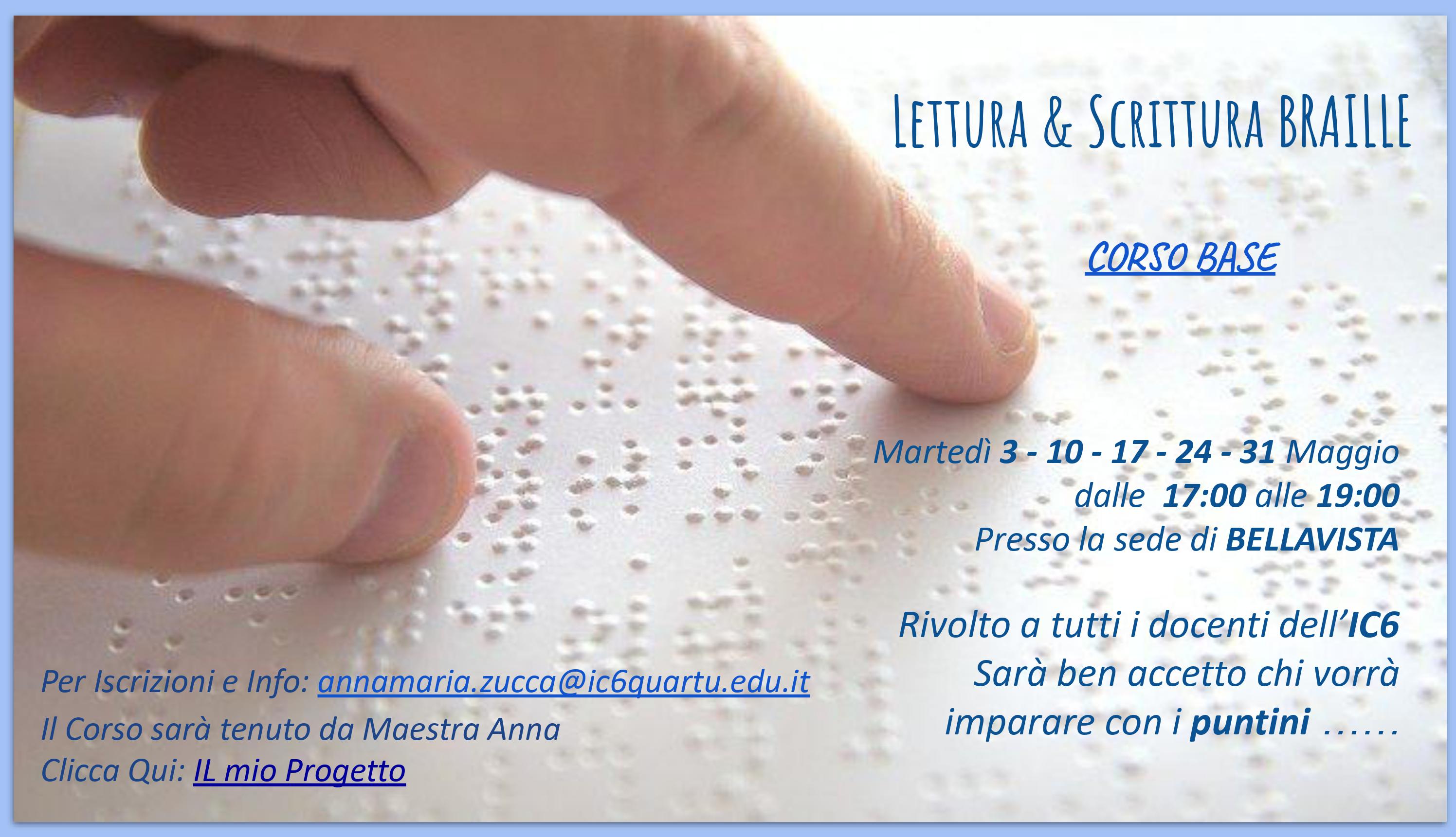 PROGETTO ZUCCA BRAILLE